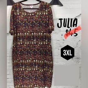 NWT - Lularoe Julia Women’s Dress - 3XL
